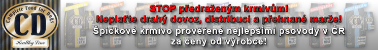 Prodej krmiva značky CD Healthy Line za ceny jako od výrobce!